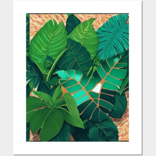 Tropical Leaves Posters and Art